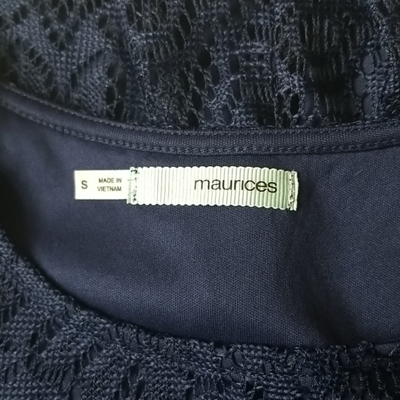 Navy lacy dress - Picture 3 of 6